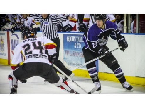 MONFILS TIES IT LATE; ‘RAYS LOSE TO BRAHMAS 3-2 IN OT