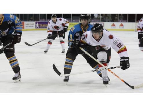 ICERAYS OUTLASTED BY KILLER BEES IN 3-2 LOSS