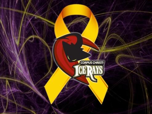 ICERAYS HOST CHILDHOOD CANCER AWARENESS NIGHT ON SATURDAY