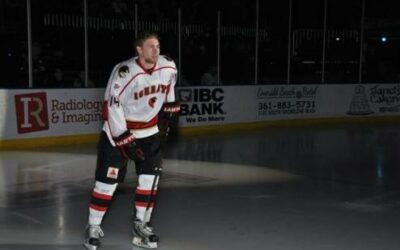 LABURN LIFTS ICERAYS OVER KILLER BEES IN OVERTIME, 2-1