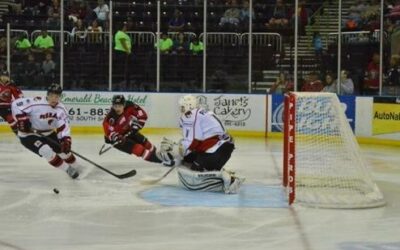 PICKAR STEALS SHOW AS ICERAYS WIN 5-3 OVER JACKALOPES
