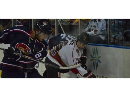 ICERAYS SPLIT WEEKEND SERIES WITH 2-1 LOSS TO TOPEKA