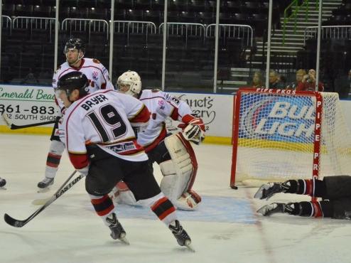 ICERAYS RALLY FALLS SHORT, DROP 2-1 TO JOHNSTOWN