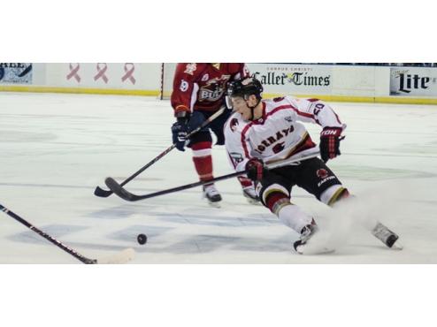 ICERAYS MAKE LATE CHARGE, HELD OFF BY ODESSA, 5-3