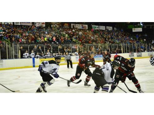 ICERAYS SNAP SKID WITH 4-3 OVERTIME WIN OVER BRAHMAS