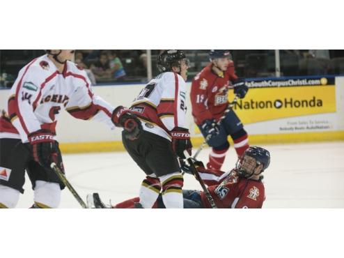 ICERAYS DOWNED BY AMARILLO, 3-1