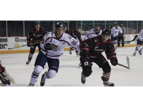 ICERAYS COME FROM BEHIND TO SWEEP TOPEKA, 2-1