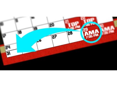 REMINDER: TONIGHT'S GAME IS NOW SUNDAY AFTERNOON