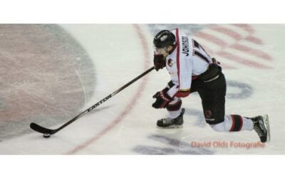 JOHNSON’S HAT-TRICK LEADS ICERAYS TO 3-0 SHUTOUT WIN
