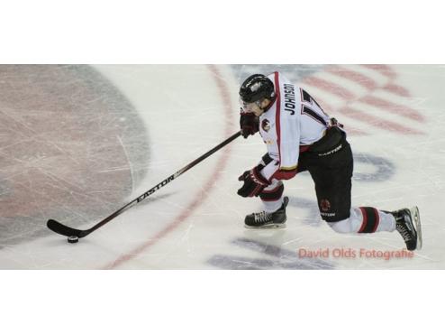 JOHNSON’S HAT-TRICK LEADS ICERAYS TO 3-0 SHUTOUT WIN