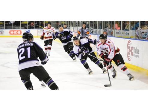 ICERAYS COME UP SHORT IN 4-2 LOSS TO LONE STAR