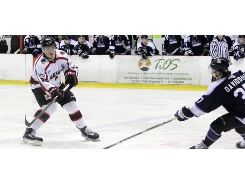 ICERAYS SET BACK IN THIRD PERIOD WITH 4-2 LOSS