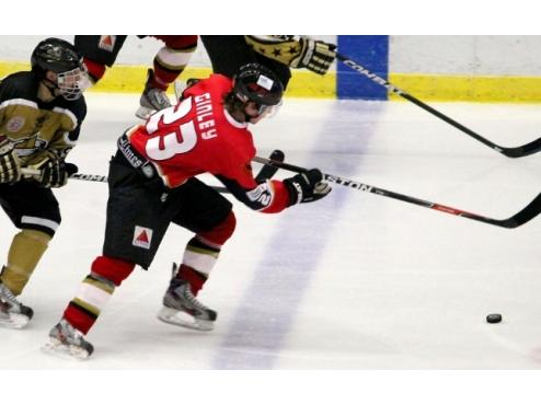 FOUR 2ND PERIOD GOALS SINKS ICERAYS 4-1