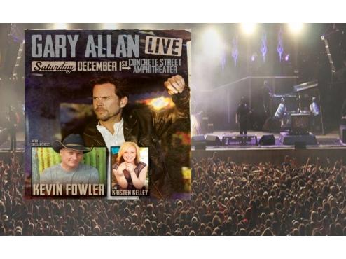 GARY ALLAN, KEVIN FOWLER, & KRISTEN KELLEY IN TOWN TONIGHT