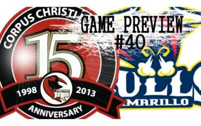 GAME PREVIEW #40: @ AMARILLO BULLS