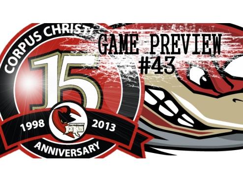 GAME PREVIEW #43: @ TOPEKA ROADRUNNERS