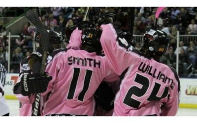 ICERAYS “PINK IN THE RINK” RAISES OVER $20,000 FOR CHARITY