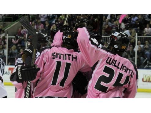 ICERAYS “PINK IN THE RINK” RAISES OVER $20,000 FOR CHARITY