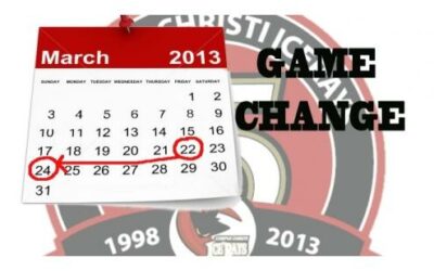 CONCERT PUSHES ICERAYS MARCH 22ND GAME TO SUNDAY MARCH 24TH