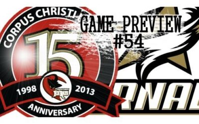 GAME PREVIEW #54: @ TEXAS TORNADO