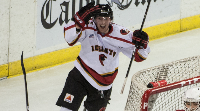 POWER HAT-TRICK LEADS ICERAYS TO OT WIN