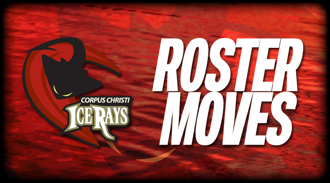 ICERAYS ANNOUNCE ROSTER MOVES
