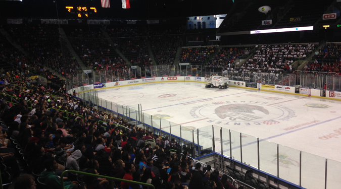 ICERAYS SHUTOUT MUDBUGS 3-0 FOR 6,046 KIDS