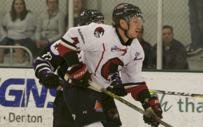 ICERAYS FALL TO BRAHMAS IN OVERTIME, 3-2