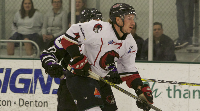 ICERAYS FALL TO BRAHMAS IN OVERTIME, 3-2