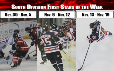 Acciaioli Becomes Third Straight IceRay to Win Star of the Week