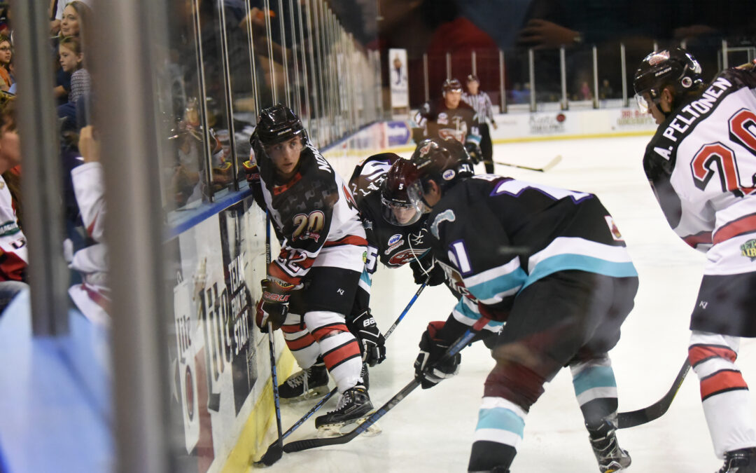 Peltonen, Veltri Lead IceRays to Victory in Shootout