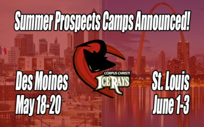 IceRays Announce Locations of Summer Prospect Camps