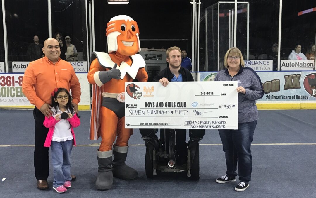 IceRays Raise $750 for Boys and Girls Clubs