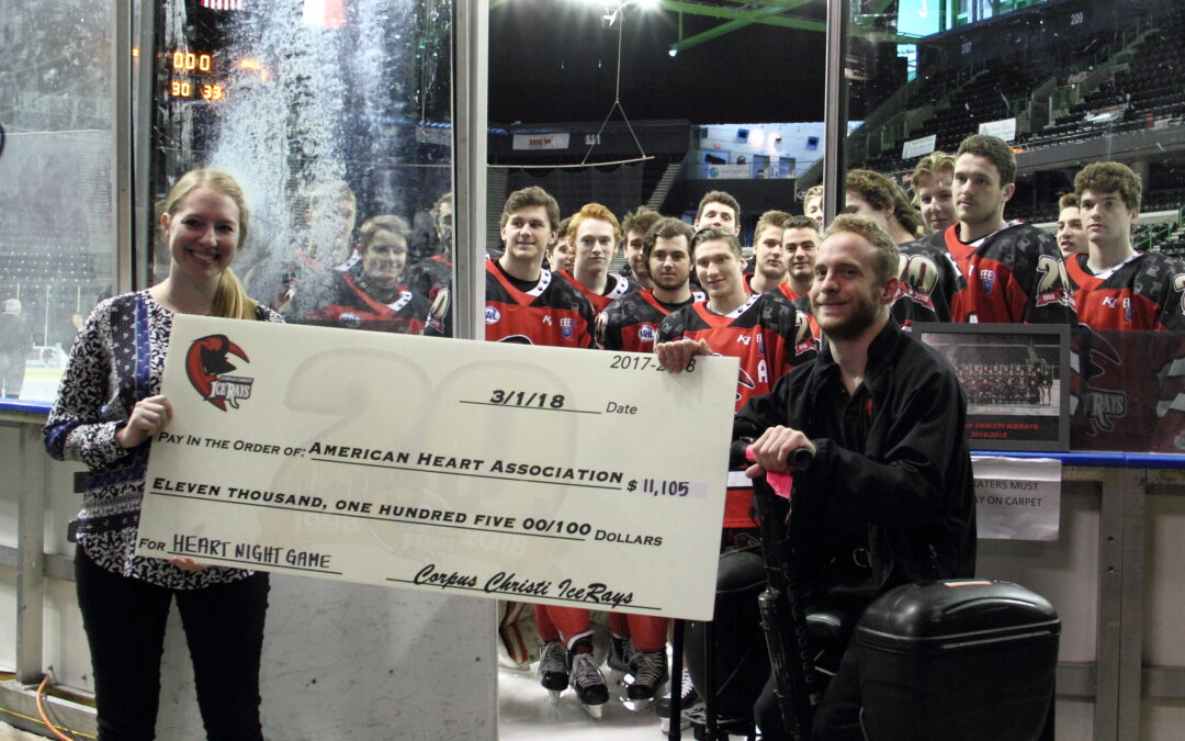 IceRays Give With Heart to the Coastal Bend Heart Walk