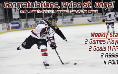 St. Onge Named Second Star of the Week