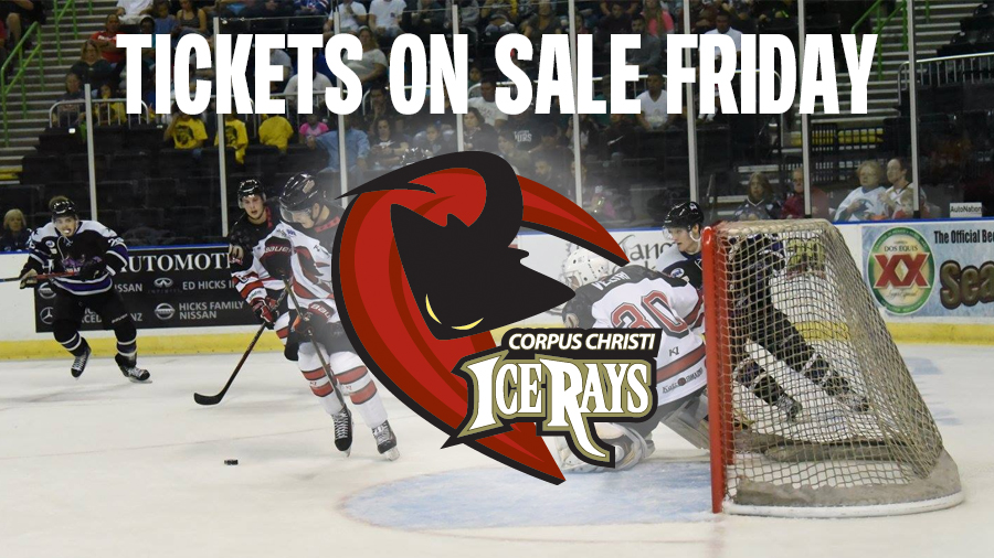 ICERAYS TICKETS TO GO ON SALE FRIDAY AT NOON
