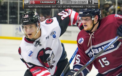 ICE DOGS BEAT ICERAYS 4-1 FRIDAY