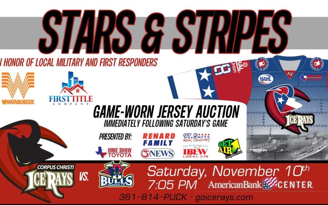 ICERAYS’ 11TH ANNUAL STARS & STRIPES NIGHT