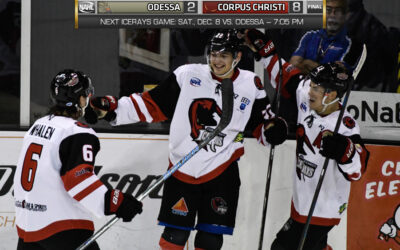 ICERAYS DOMINATE JACKALOPES 8-2 FRIDAY