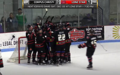 ICERAYS WIN SEVENTH STRAIGHT, MOVE INTO SECOND-PLACE TIE
