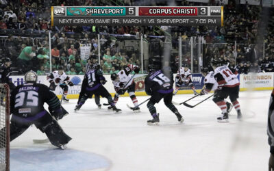 ICERAYS LET LEAD SLIP TO MUDBUGS IN SCHOOL DAY GAME