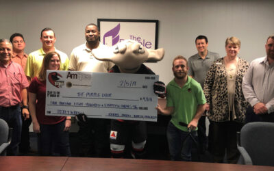 OVER $4,800 RAISED FOR THE PURPLE DOOR