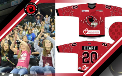 ICERAYS HOST SCHOOL DAY GAME AND HEART NIGHT THIS WEEK