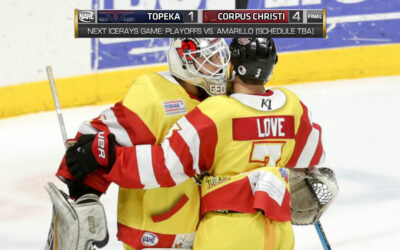 PLAYOFF-BOUND ICERAYS CLOSE REGULAR SEASON WITH 4-1 WIN