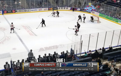 ICERAYS STORM BACK TO WIN GAME 1 AT AMARILLO