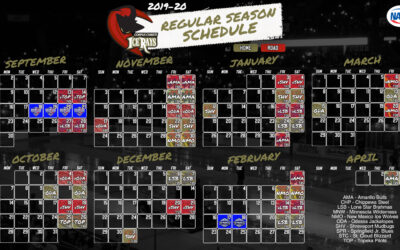 ICERAYS ANNOUNCE 2019-20 REGULAR SEASON SCHEDULE