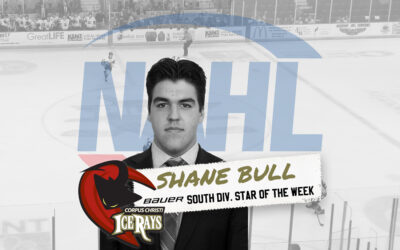 SHANE BULL NAMED NAHL SOUTH DIVISION STAR OF THE WEEK