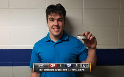 ICERAYS’ BULL COMPLETES HAT TRICK WITH OVERTIME WINNER ON OPENING NIGHT