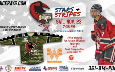 ICERAYS TO HOST 12TH ANNUAL STARS & STRIPES NIGHT THIS SATURDAY