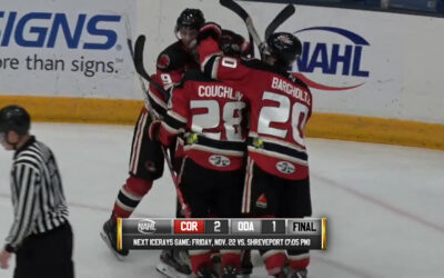 ICERAYS BEAT JACKALOPES 2-1 SUNDAY